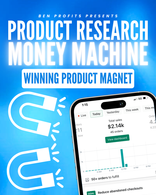 PRODUCT RESEARCH MONEY MACHINE (WINNING PRODUCTS) 🧲